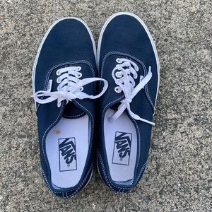 Blue Vans Authentics